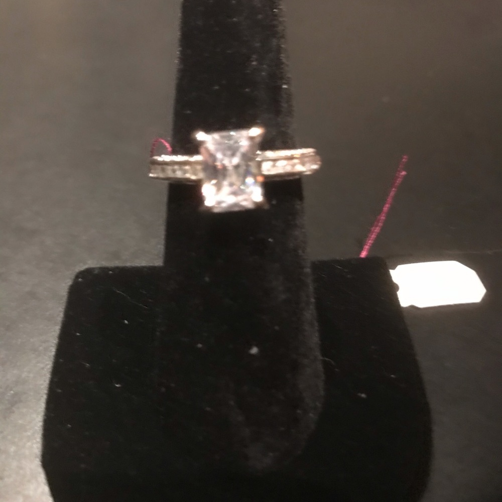 New sterling silver engagement ring